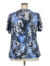 Unbranded Blue Short Sleeve Blouse Size XXL - photo 2