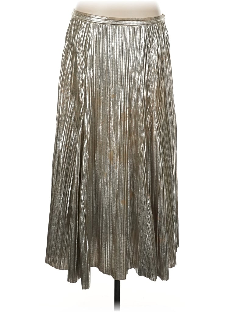 Pre-owned Maeve Formal Skirt In Silver