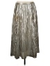 Maeve Metallic Silver Formal Skirt Size 8 - photo 2