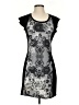 Desigual Graphic Gray Cocktail Dress Size S - photo 1