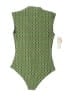 Seea Argyle Green One Piece Swimsuit Size XL - photo 2
