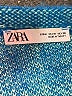 Zara Plaid Blue Cardigan Size M - photo 7