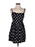 Motel Polka Dots Black Casual Dress Size XS - photo 1