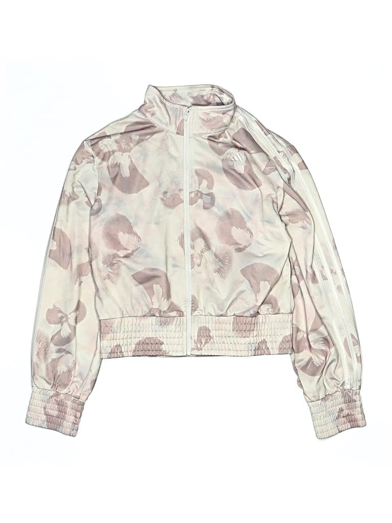 Pre-owned Adidas Originals Kids' Track Jacket In Ivory