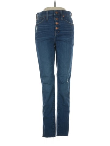 Madewell 10" High-Rise Skinny Jeans in Hanna Wash (view 1)