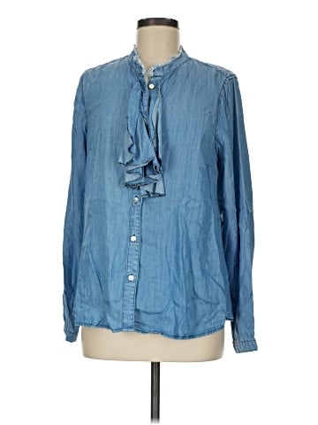 Soft Surroundings Long Sleeve Button-Down Shirt (view 1)