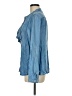 Soft Surroundings 100% Lyocell Blue Long Sleeve Button-Down Shirt Size M - photo 5