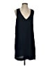 Madewell 100% Viscose Solid Blue Heather Button-Front Dress Size S - photo 1