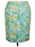 Talbots Print Teal Casual Skirt Size 8 Petite - photo 2