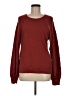 Mila 100% Cotton Burgundy Pullover Sweater Size M - photo 1