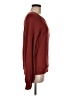 Mila 100% Cotton Burgundy Pullover Sweater Size M - photo 4