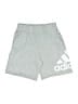 Adidas 100% Cotton Graphic Gray Athletic Shorts Size 10 - 12 - photo 1