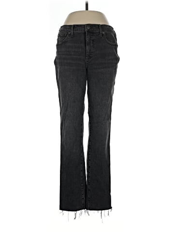 Madewell Mid-Rise Stovepipe Jeans in Armand Wash: Raw-Hem Edition (view 1)
