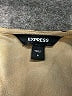 Express 100% Polyester Animal Print Brown Long Sleeve Blouse Size S - photo 7