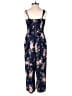 Old Navy 100% Viscose Floral Blue Jumpsuit Size XS - photo 2
