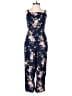 Old Navy 100% Viscose Floral Blue Jumpsuit Size XS - photo 1