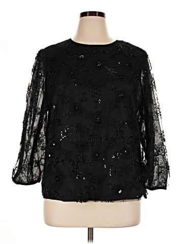 Adrianna Papell 3/4 Sleeve Blouse (view 1)