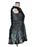 Zac Posen Metallic Silver Cocktail Dress Size 16 - photo 4