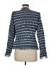 Aqua 100% Polyester Tweed Blue Blazer Size M - photo 2