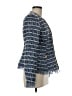 Aqua 100% Polyester Tweed Blue Blazer Size M - photo 4