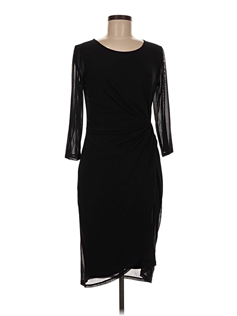 Pre-owned T Tahari Cocktail Dress In Black