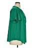 Torrid 100% Polyester Green Short Sleeve Blouse Size 1X (1) - photo 4