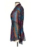 Chico's Multi Color Blue Long Sleeve Blouse Size Sm (0) - photo 5