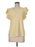 MICHAEL Michael Kors Yellow Short Sleeve Top Size M - photo 1