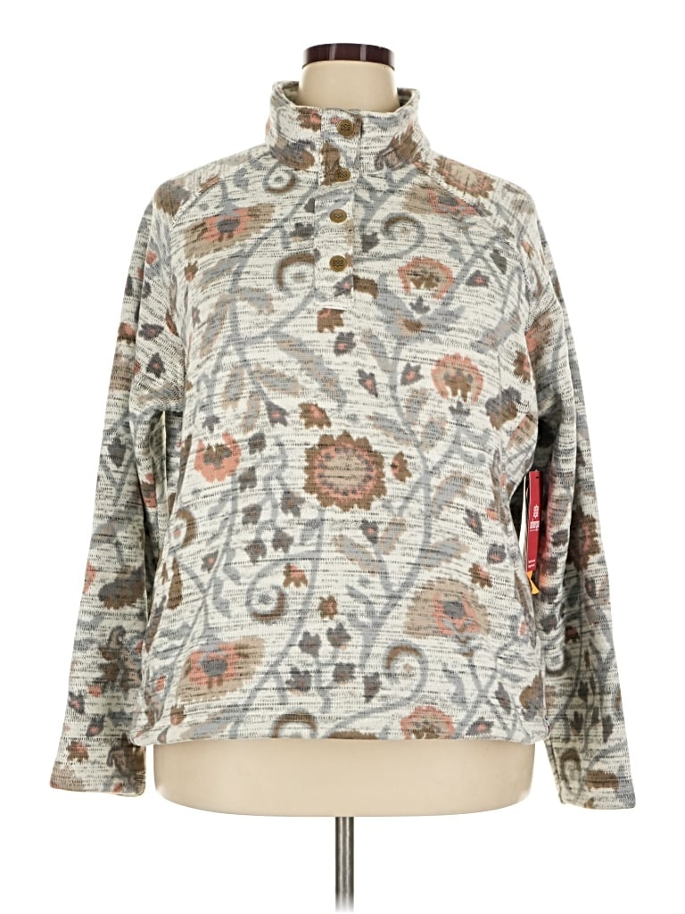 Sherpa Adventure Gear Pullover Sweater In Silver