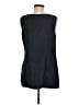 Soft Surroundings 100% Silk Black Sleeveless Top Size M - photo 2
