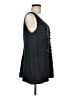 Soft Surroundings 100% Silk Black Sleeveless Top Size M - photo 4