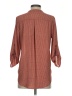 Azoe 100% Polyester Orange 3/4 Sleeve Blouse Size S - photo 2