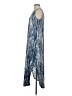 Hount Metallic Blue Cocktail Dress Size S - photo 5