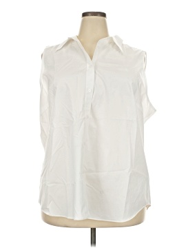 Lauren by Ralph Lauren Sleeveless Button-Down Shirt (view 1)
