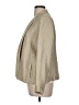 Eileen Fisher Chevron-herringbone Tan Silk Blazer Size M - photo 5