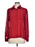 Moon Collection 100% Polyester Red Long Sleeve Blouse Size L - photo 1