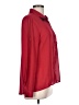 Moon Collection 100% Polyester Red Long Sleeve Blouse Size L - photo 4