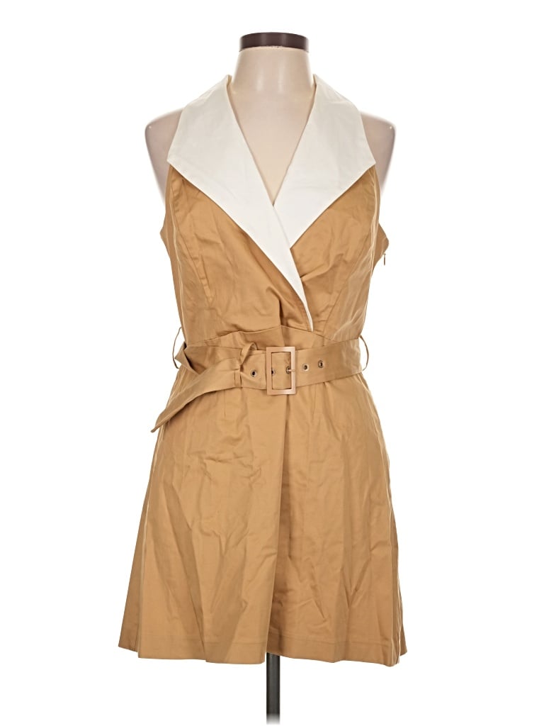 Pre-owned Hutch Casual Dress In Tan