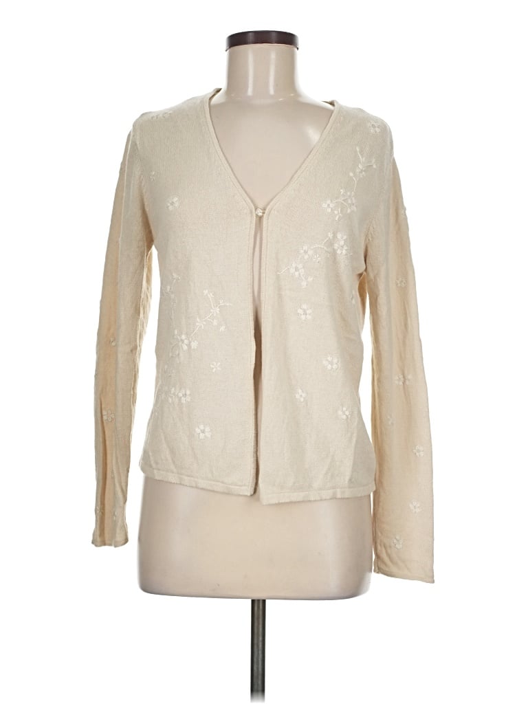 Pre-owned Carlisle Cardigan Sweater In Ivory
