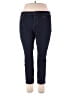 Lands' End Solid Blue Jeans Size 18 - photo 1