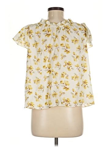 DÔEN Short Sleeve Silk Top (view 2)