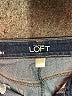 Ann Taylor LOFT Chevron-herringbone Blue Jeans Size 2 - photo 4
