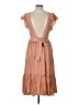 Shein 100% Polyester Tan Casual Dress Size L - photo 2