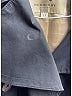 Burberry 100% Cotton Black Trenchcoat  Size 8R - photo 8