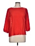 Unbranded 100% Polyester Red 3/4 Sleeve Top Size L - photo 1