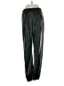Love Tree 100% Polyurethane Metallic Black Track Pants Size S - photo 1
