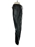Love Tree 100% Polyurethane Metallic Black Track Pants Size S - photo 4