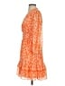 Max Studio 100% Polyester Paisley Orange Cocktail Dress Size S - photo 5