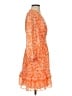Max Studio 100% Polyester Paisley Orange Cocktail Dress Size S - photo 4