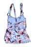 Jessica Simpson Print Blue Swimsuit Top Size S (estimated) - photo 2
